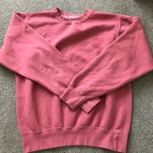 Unique distressed pullover